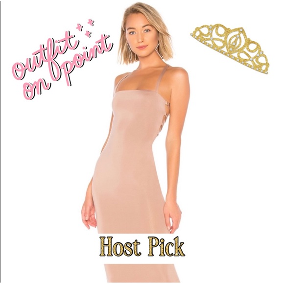 Yvonne Dresses & Skirts - Revolve Yvonne Laced Back Midi Dress
